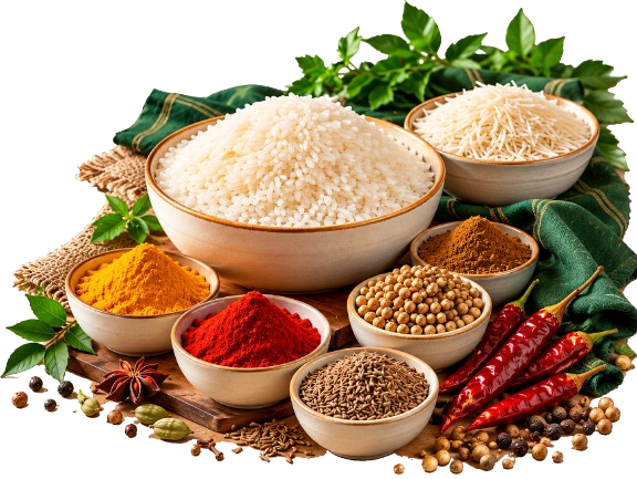 Evergreen Premium Rice, Spices and Masalas